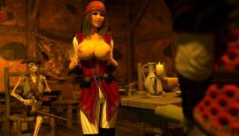 Pirate Jessica porn game gameplay